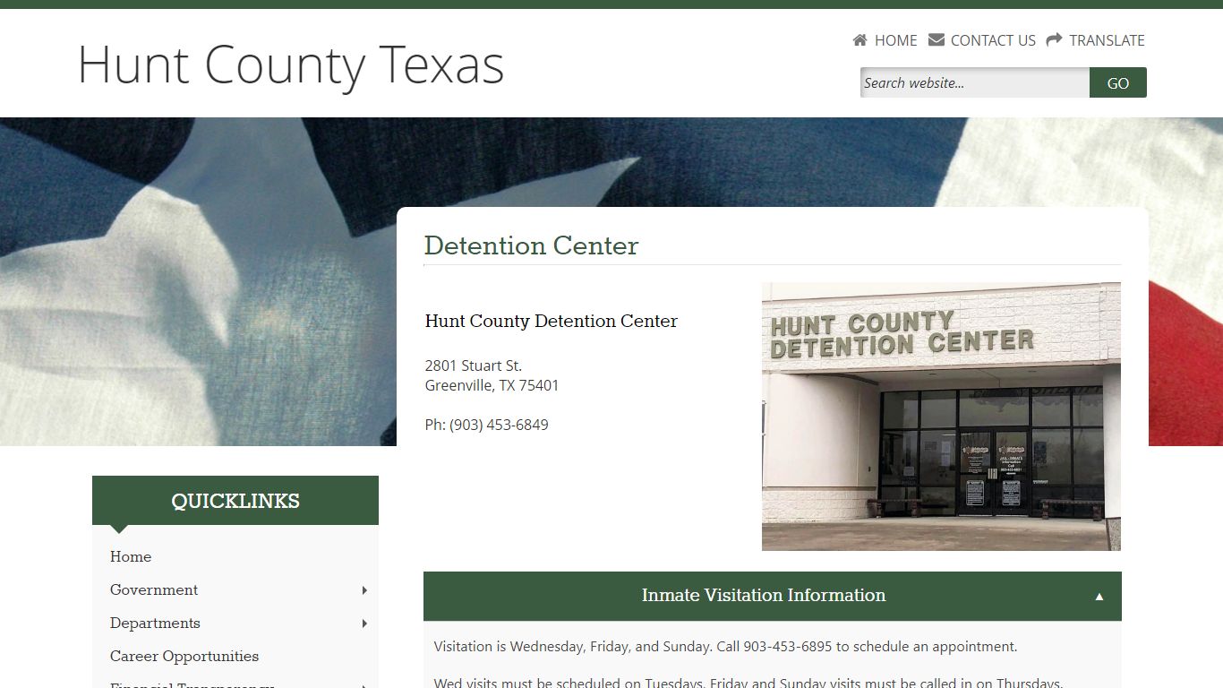 Detention Center - Hunt County