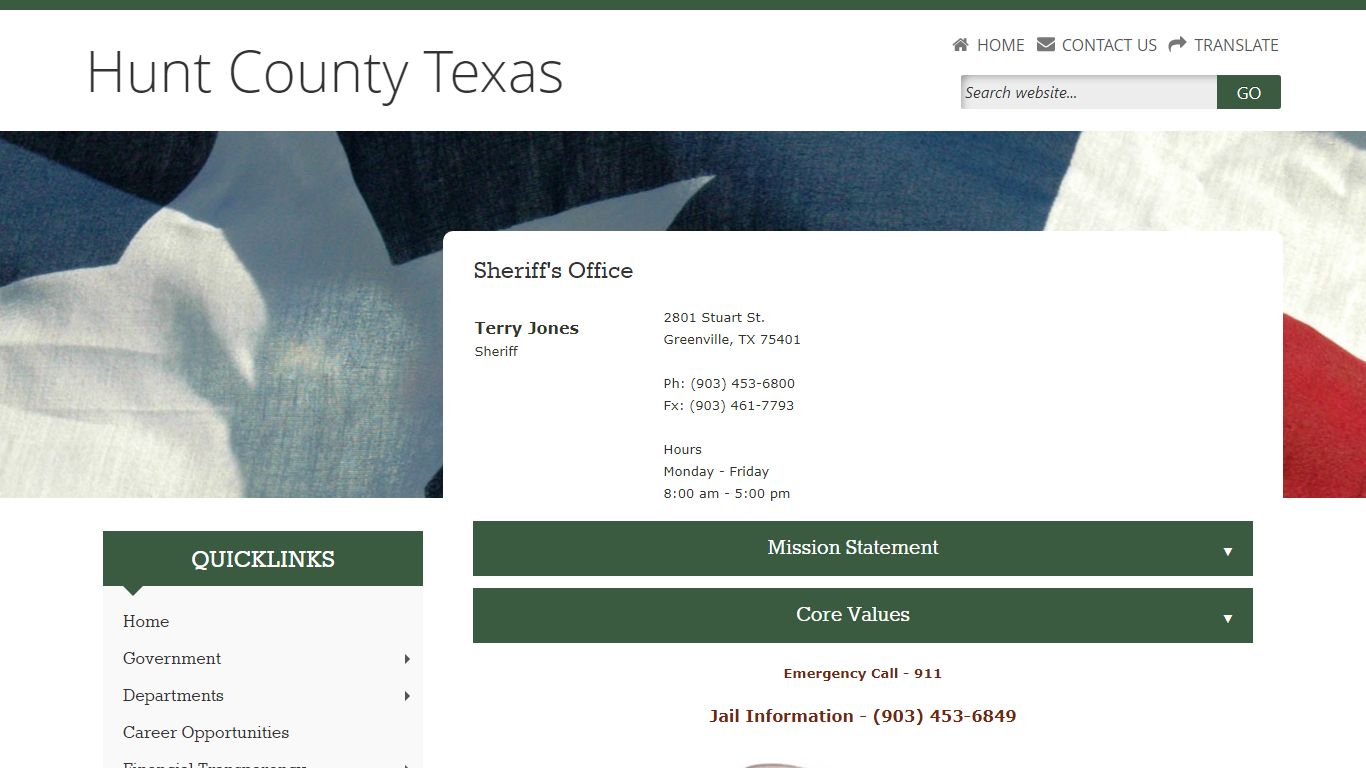 Sheriff's Office - Hunt County